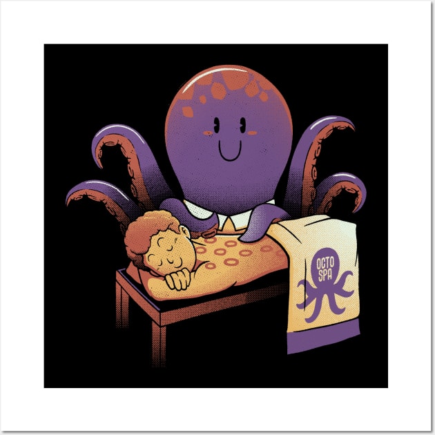 Cupping Therapy Octopus Massage by Tobe Fonseca Wall Art by Tobe_Fonseca